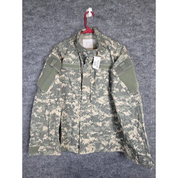 US Army ACU Coat Jacket Mens Small Short Digital Camo Ripstop Tactical UCP Field